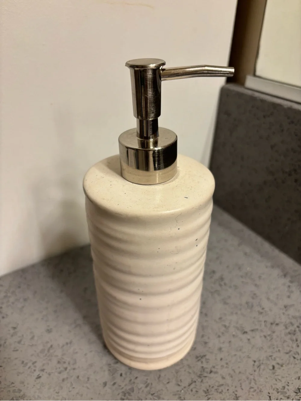 Threshold Ceramic Bath Set - Cream Soap Dispenser and Jar